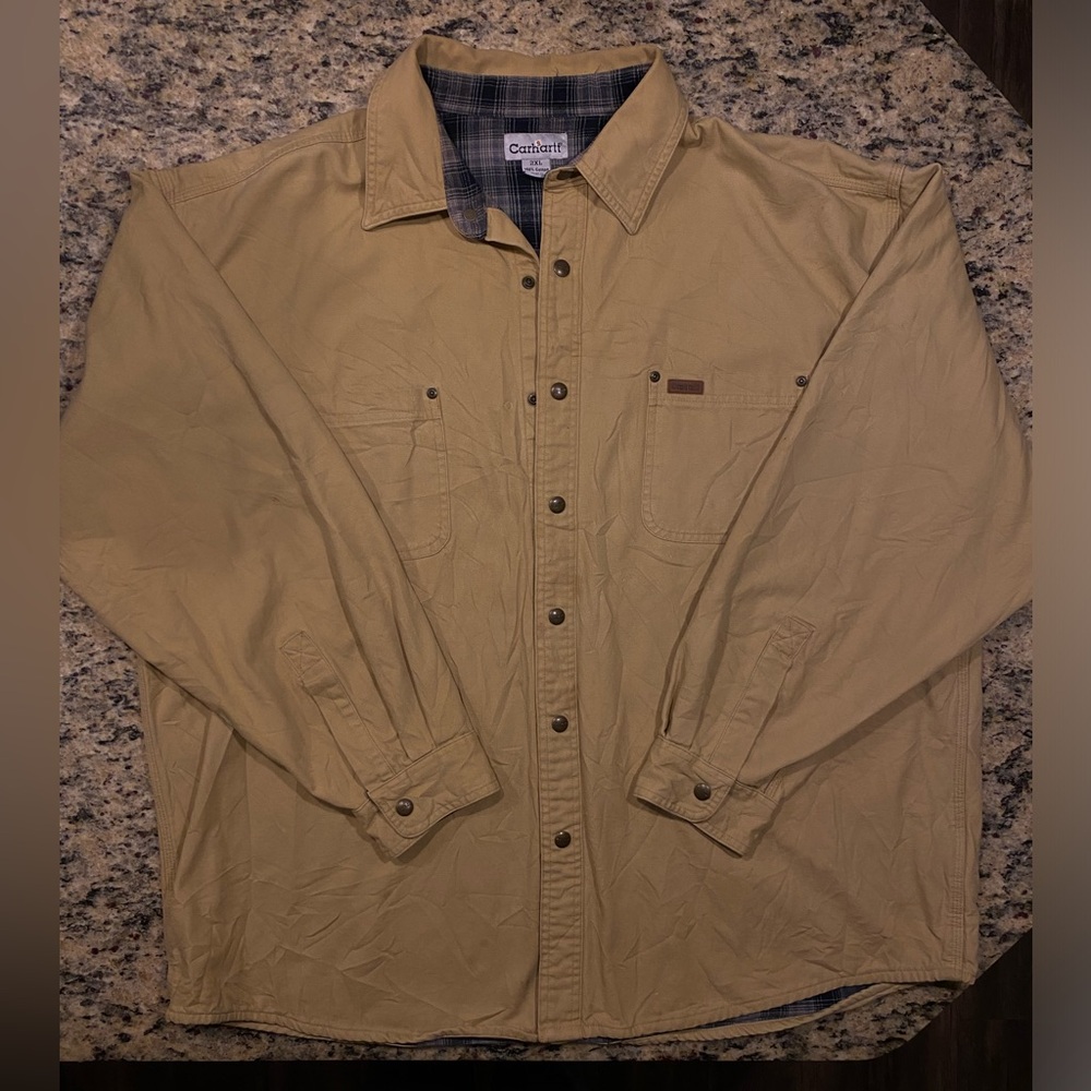 Carhartt Men's Flannel Lined Jacket